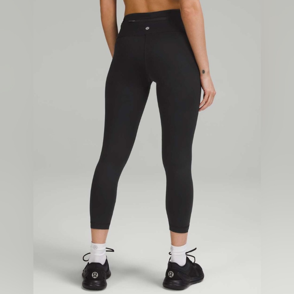 Lululemon Speed Wunder Mid Rise Crop Legging 23" Black Size 4
